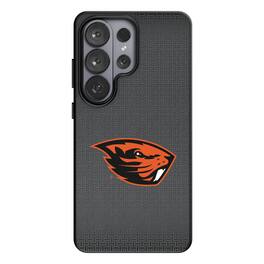 Keyscaper - NCAA - Oregon State Beavers Linen Galaxy Magnetic Bump Case - S25 Ultra - Black