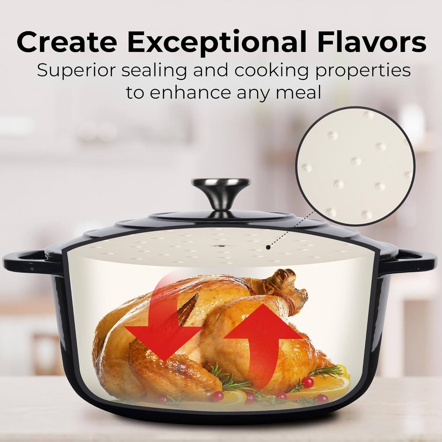 Create Exceptional Flavors  
Superior sealing and cooking properties to enhance any meal