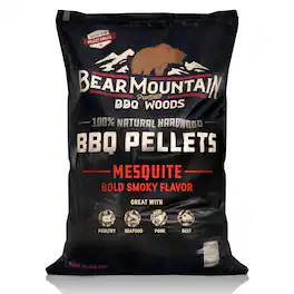Bear Mountain BBQ - Premium All Natural Wood Mesquite Smoker Pellets, 40 Pounds
