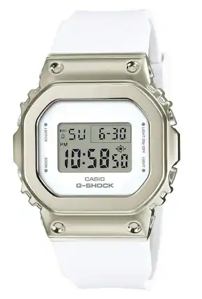 D)))) ADJUST SL 6-30 LIGHT PM ON/OFF MODE 10:5850 LIGHT CASIO G-SHOCK