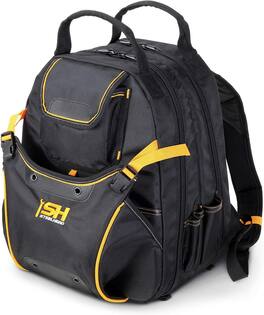 STEELHEAD - 48 Pocket Heavy Duty Tool Backpack, Reinforced Bottom, Padded Back Support, Contractor Grade