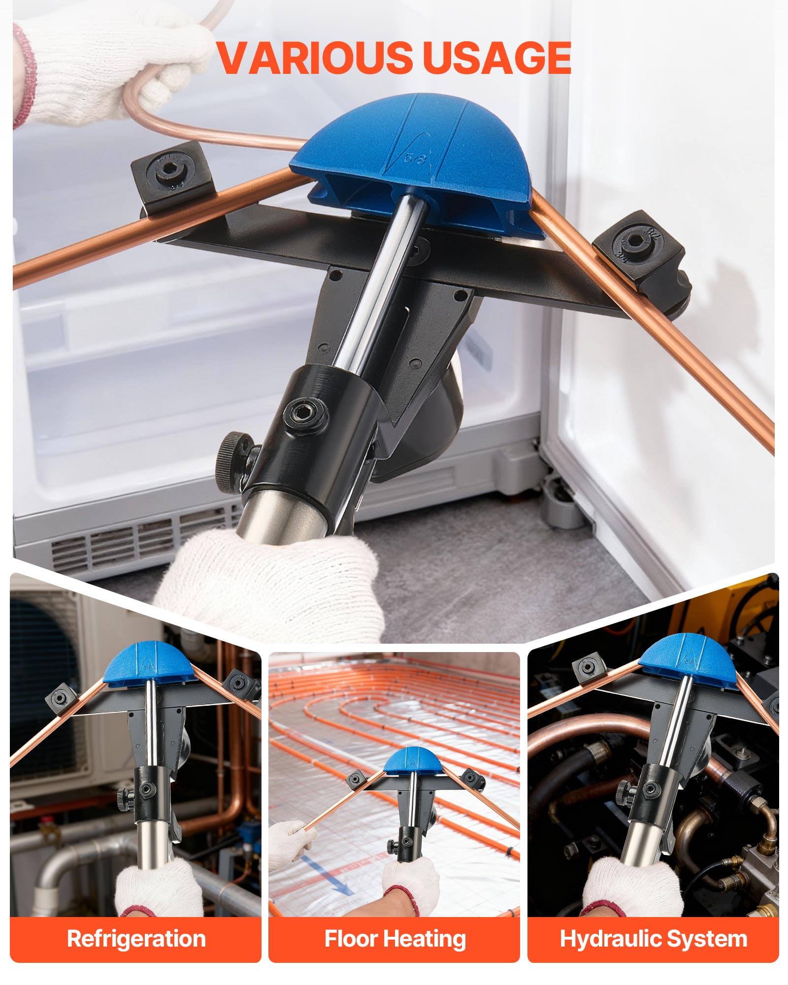 VARIOUS USAGE

Refrigeration  
Floor Heating  
Hydraulic System