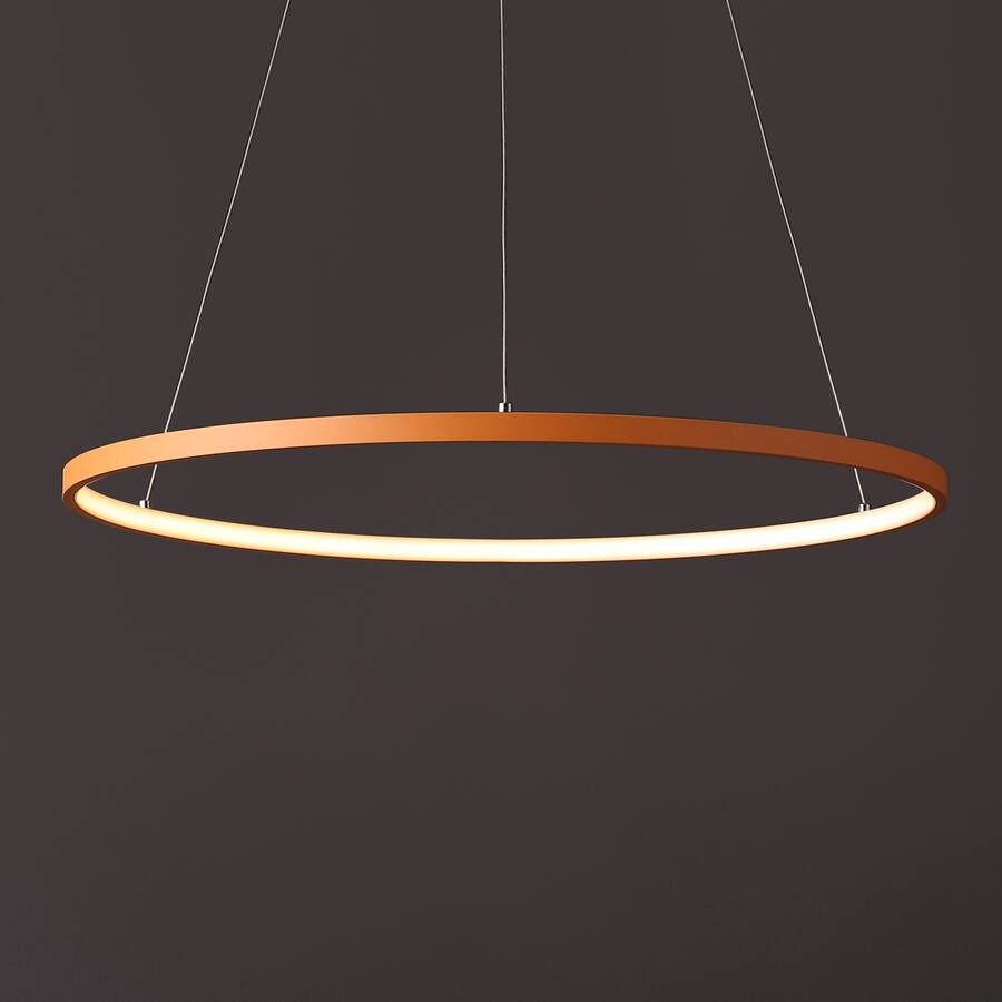 Jonathan Y Brice 23.75" Modern Contemporary Metal Round Dimmable ...