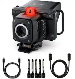 Blackmagic Design - Studio Camera 6K Pro (EF Mount) Live Production Camera Bundle