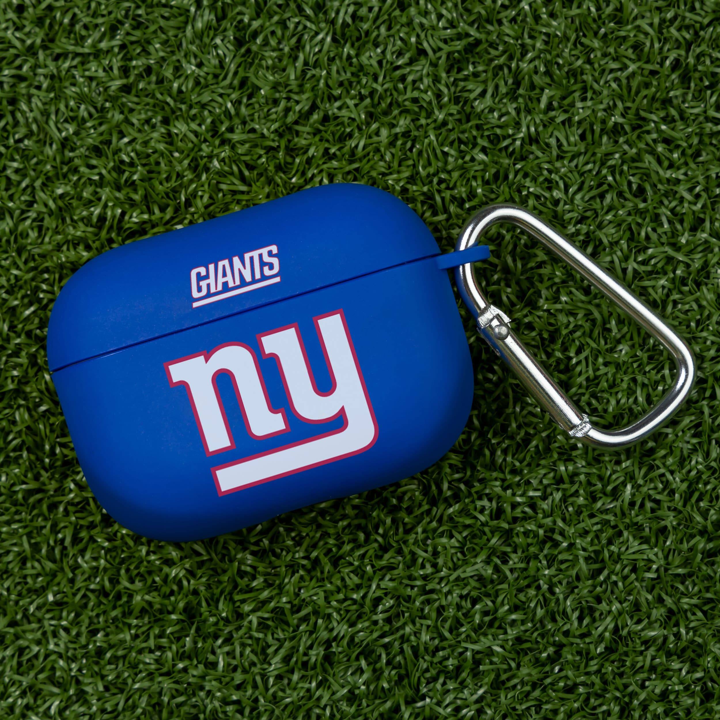 Alt View 2. Artinian - New York Giants AirPods Pro Silicone Case Cover - Blue.