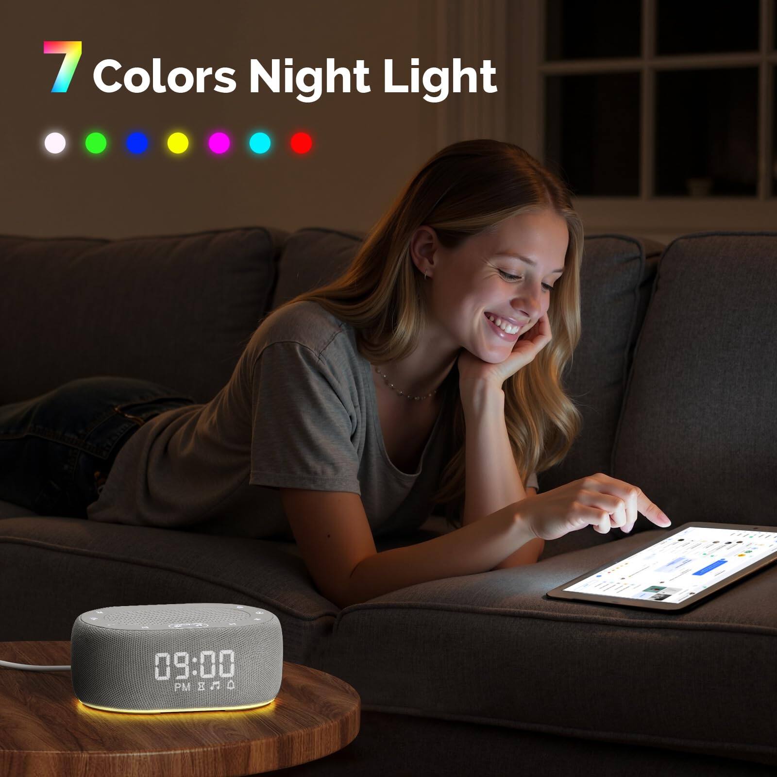 7 Colors Night Light

09:00 PM