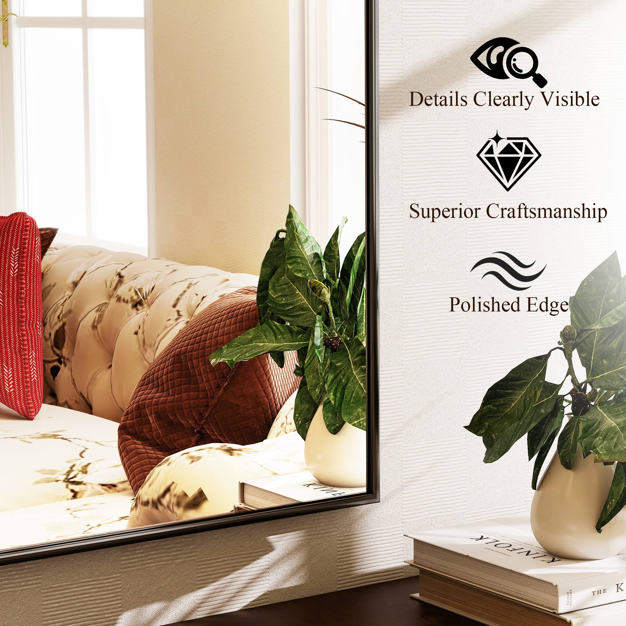 Details Clearly Visible  
Superior Craftsmanship  
Polished Edge