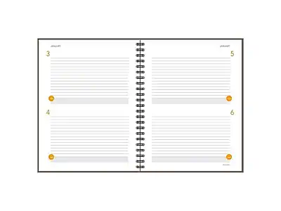 Alt View 2. AT-A-GLANCE - AT-A-GLANCE Plan. Write. Remember. 8.38" x 11" Daily Planner, Gray (80620430) - Gray.