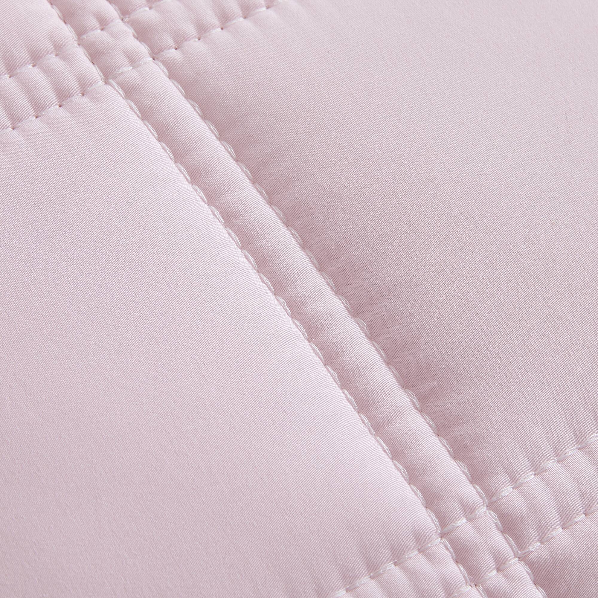 Back. Sweet Home Collection - Oversized All-Season Reversible Double Stitched Comforter, King - Pink.