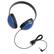 Alt View 1. Califone - Califone Listening First 2800-BL Headphone - Stereo - Mini-phone (3.5mm) - Wired - 25 Ohm - 20 Hz to 20 kHz - Red.