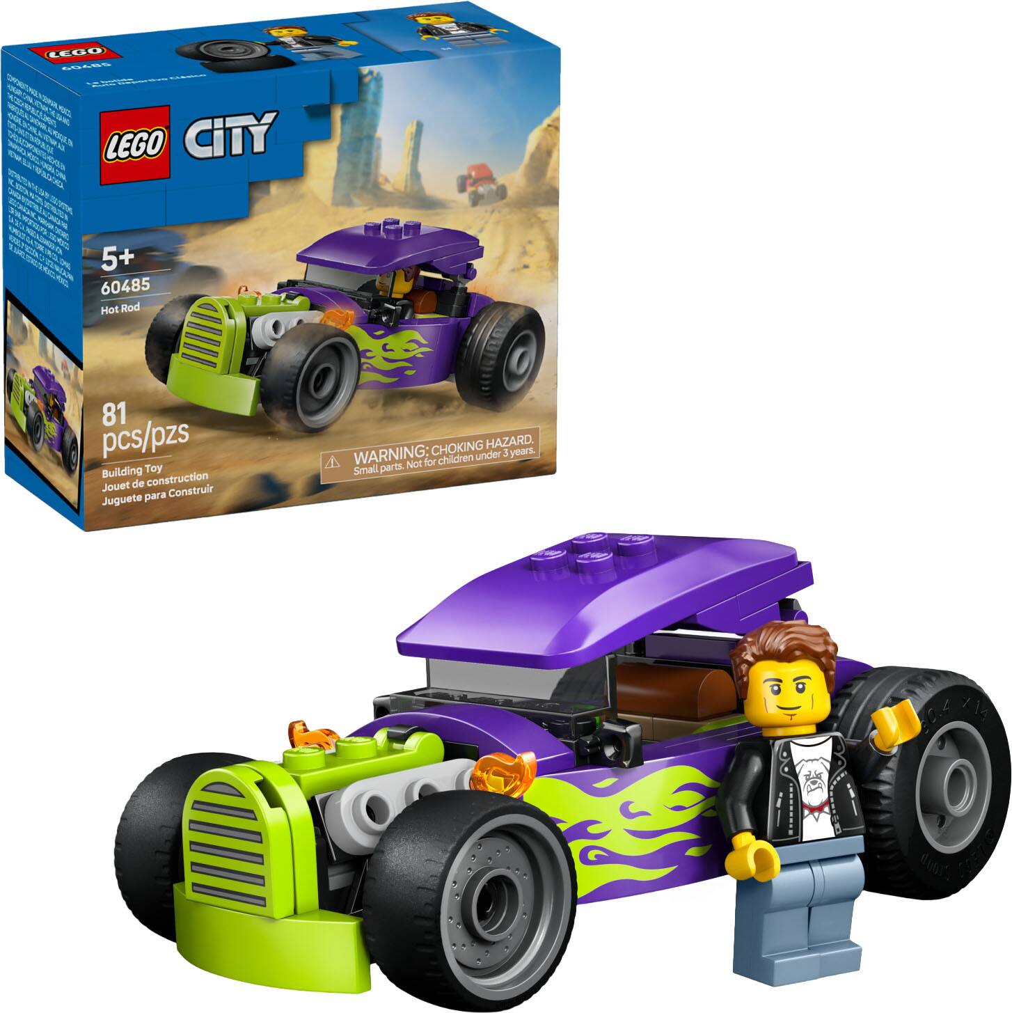 City Hot Rod Race Car Building Toy 60485