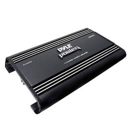 Pyle - PLA4478 4-Channel Car Stereo Amplifier 4000W, Bridgeable MOSFET, Bass Boost Control