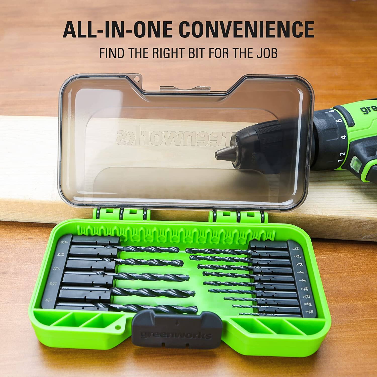 ALL-IN-ONE CONVENIENCE  
FIND THE RIGHT BIT FOR THE JOB