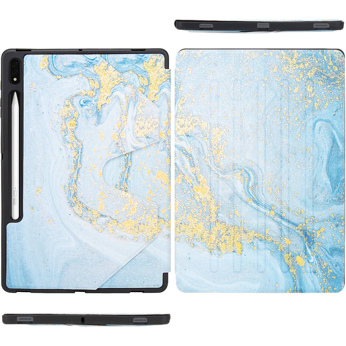 Alt View 16. SaharaCase - Folio Case for Samsung Galaxy Tab S8+ - Blue.