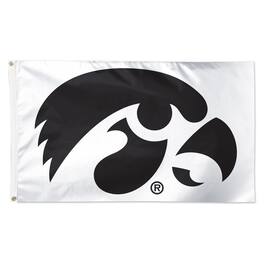 WinCraft - Iowa Hawkeyes 3' x 5' Single-Sided Vibrant Deluxe Flag - White
