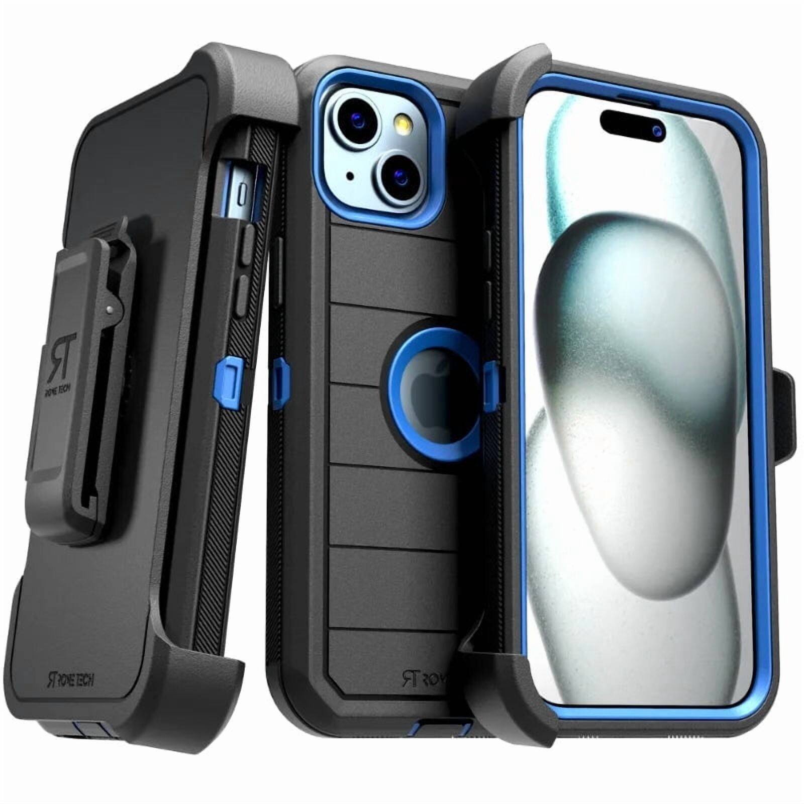 RomeTech Defender Case for Apple iPhone 15 Plus Black - Best Buy