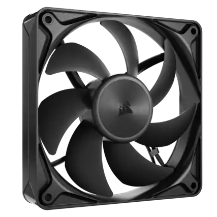 Front. CORSAIR - CORSAIR RS120 II 120mm PWM Fan - Black.