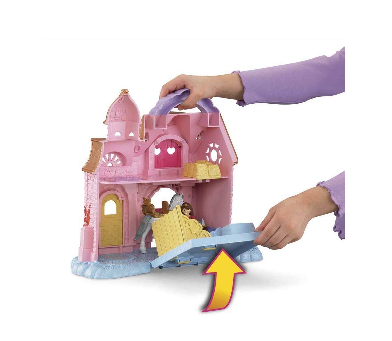 Alt View 2. Fisher Price - Precious Palace Pony Palace Princess Stable - Includes unicorn headpiece & brush to groom Kirin + More - Multi.