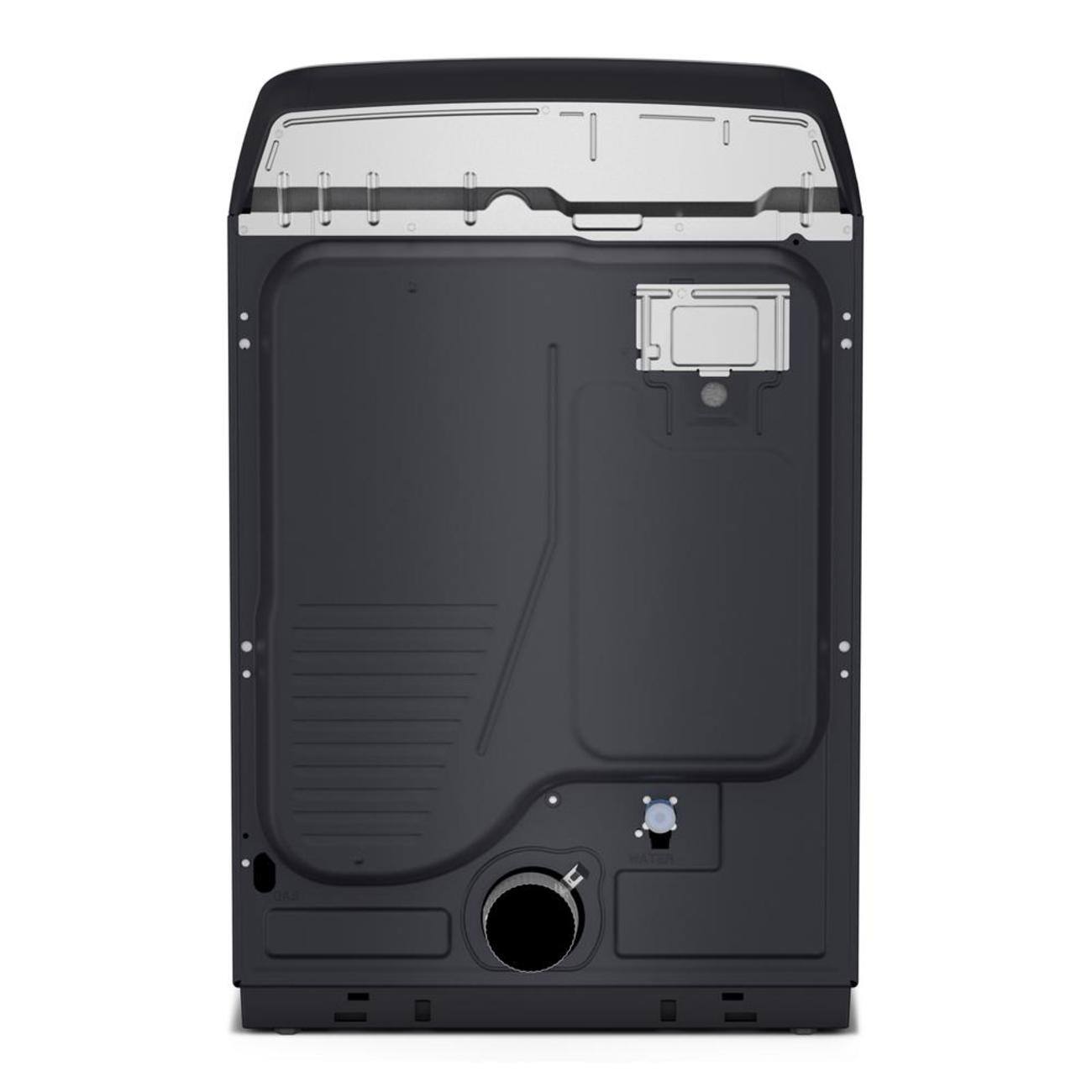 Back. Maytag - Maytag - 7.4 Cu. Ft. Pet Pro Top Load Electric Dryer with Extra Power and Sanitize Cycle - Midnight Steel.