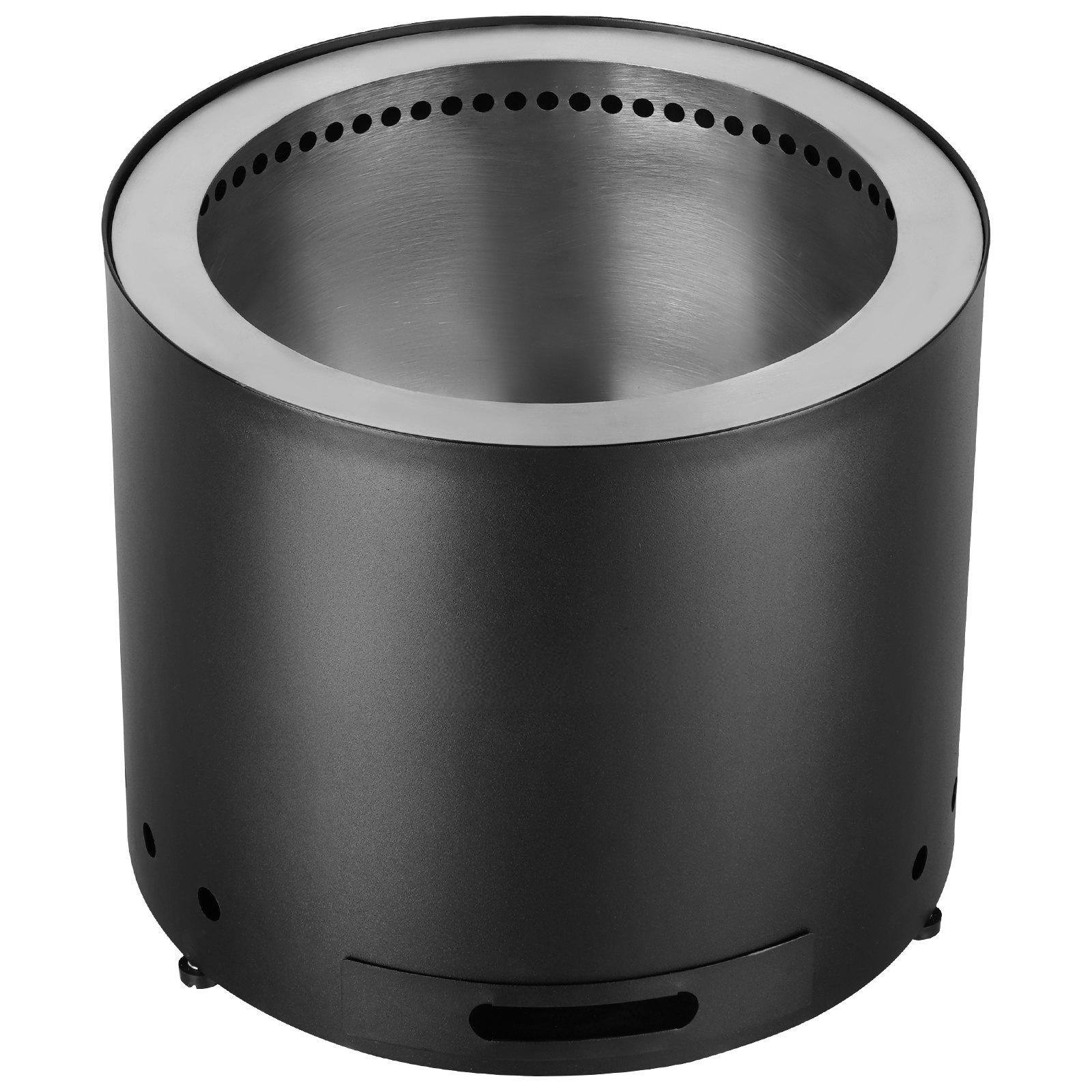 Alt View 10. Glintex - Fire Pit Smokeless Bonfire Stove with Removable Ash Pan, Stainless Steel Outdoor Portable Fireplace for Camping & Patio.