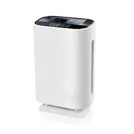 Cluzine - UV Air Purifier with PM2.5 Monitor, HEPA Filter for Home Bedroom, Dust Smoke Allergen Remover