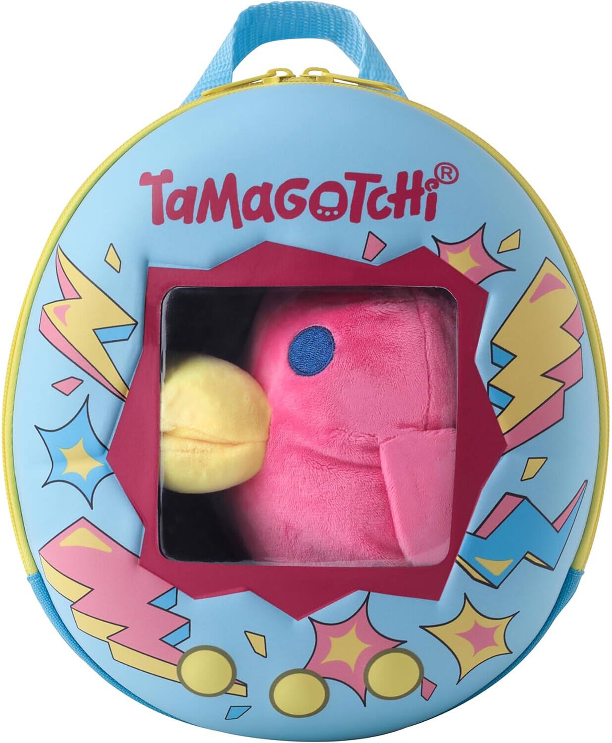 Front. Bandai - Tamagotchi - Adventure Companion Backpack - Hashizotchi Plush   - COLLECTIBLES - Multicolor.