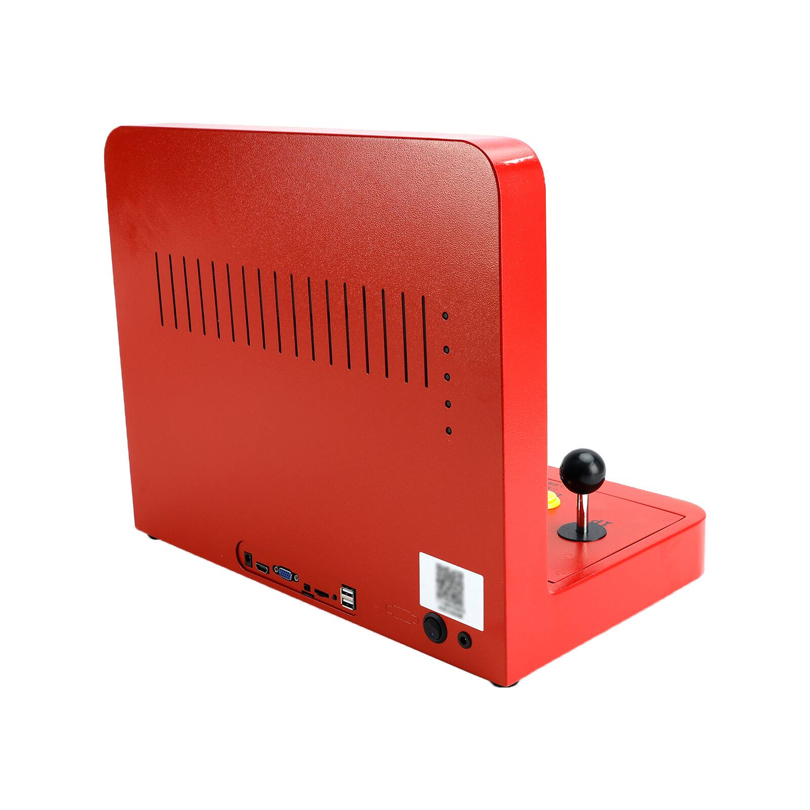 Alt View 9. Topteng - Pandora 3D Arcade Game Console - 17" HD Screen with 23,000 Games, HDMI Output to TV, 2-4 Players, 4-Core Processor - Red.