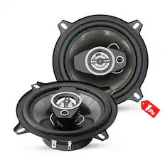 Front. 5 CORE - 5Core Coaxial Car Door Speakers 5.25” Pair 350W 4Ohm 2 Way Component Subwoofer Audio w Super Tweeter.