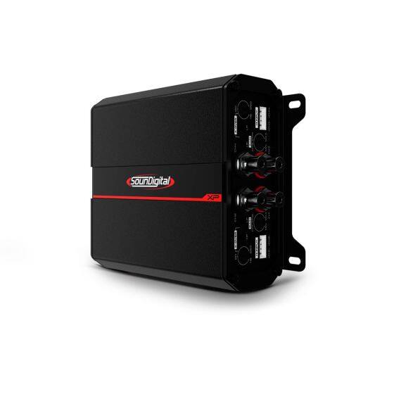 Back. SounDigital - Soundigital 800.4 EVOPS  4 OHM 800 Watt RMS 4 Channel Amplifier - Black.