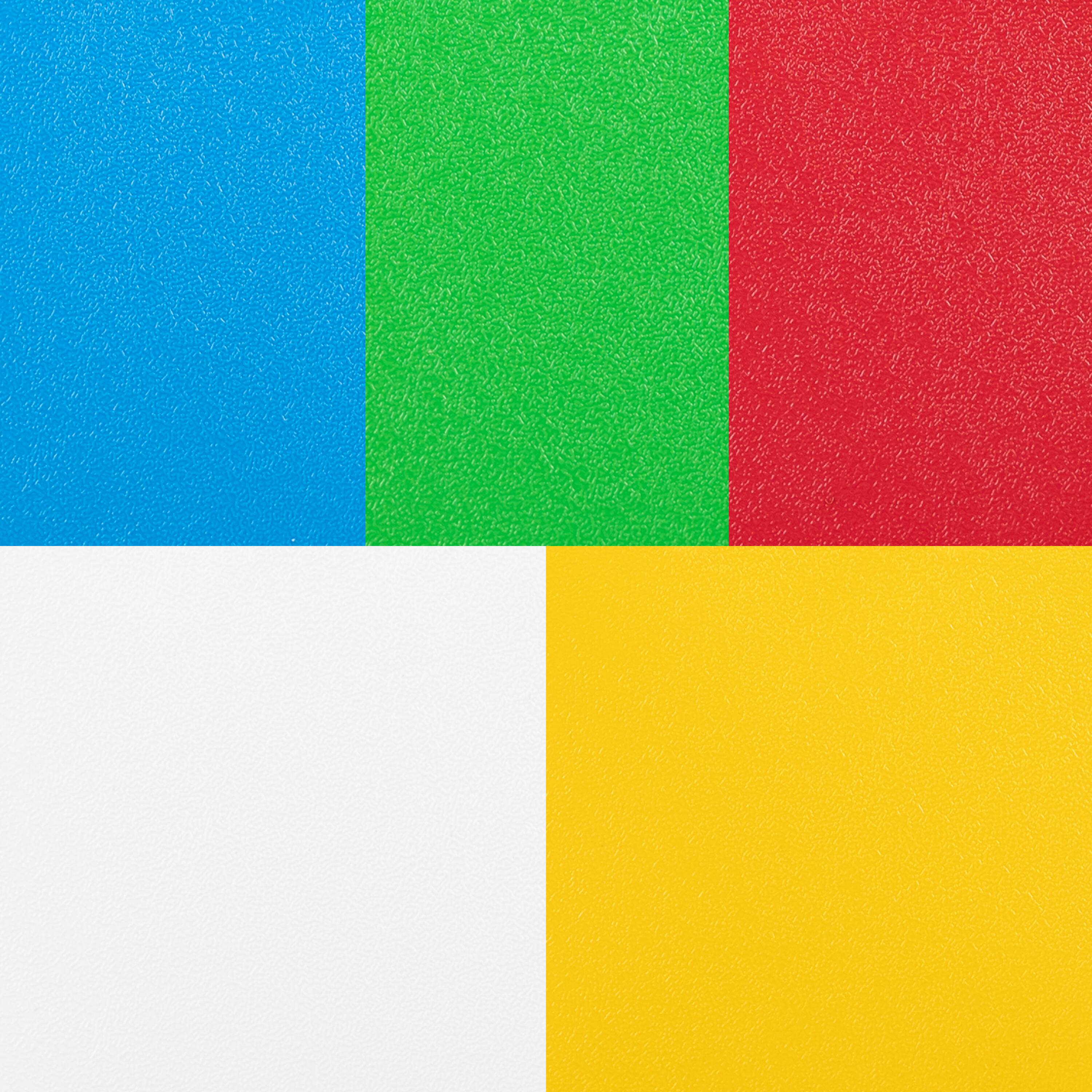 Alt View 9. Emma + Oliver - Plastic Nesting Stack Stools - Classroom/Home, 11.5"Height (5 Pack) - Assorted.