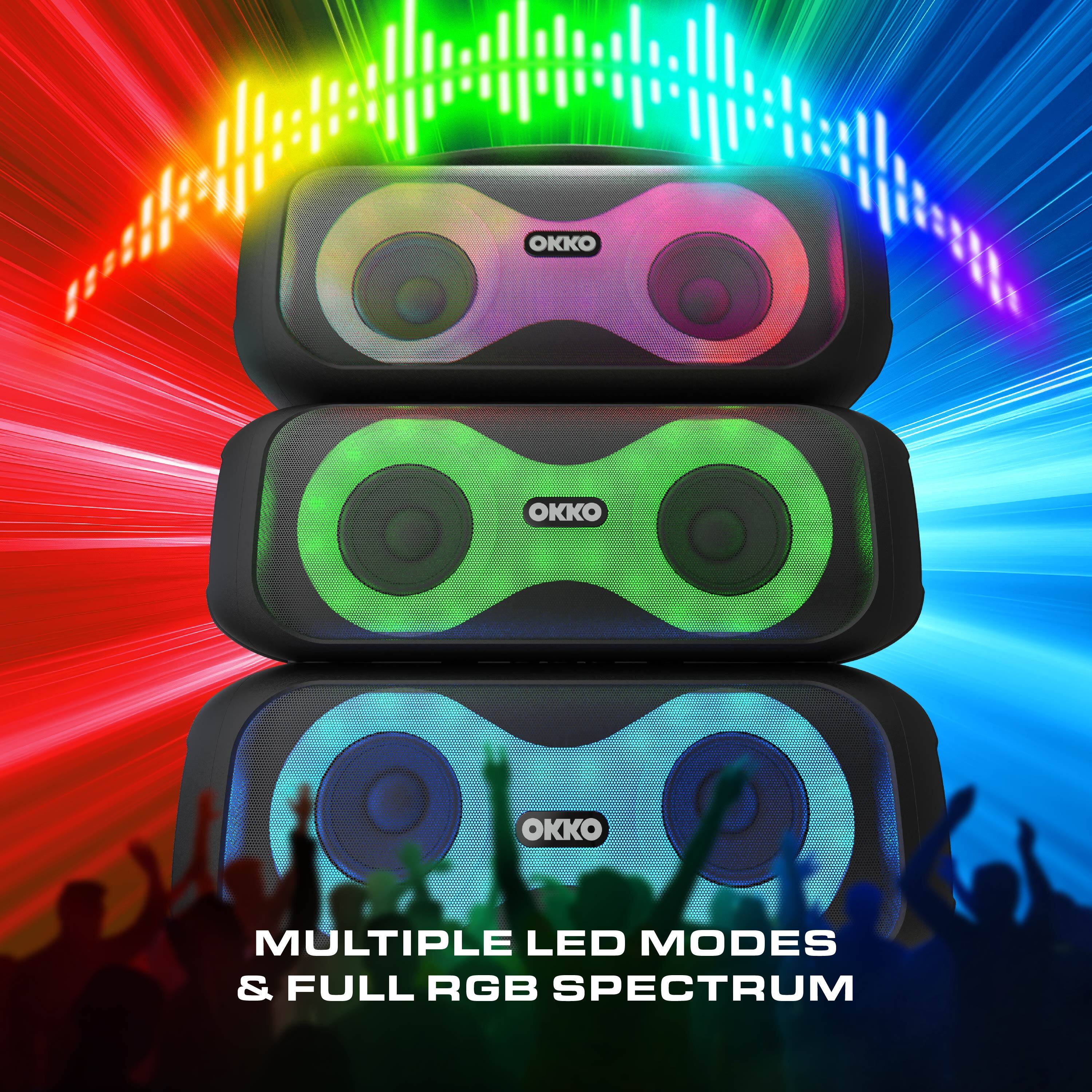 OKKO OKKO OKKO  
MULTIPLE LED MODES & FULL RGB SPECTRUM
