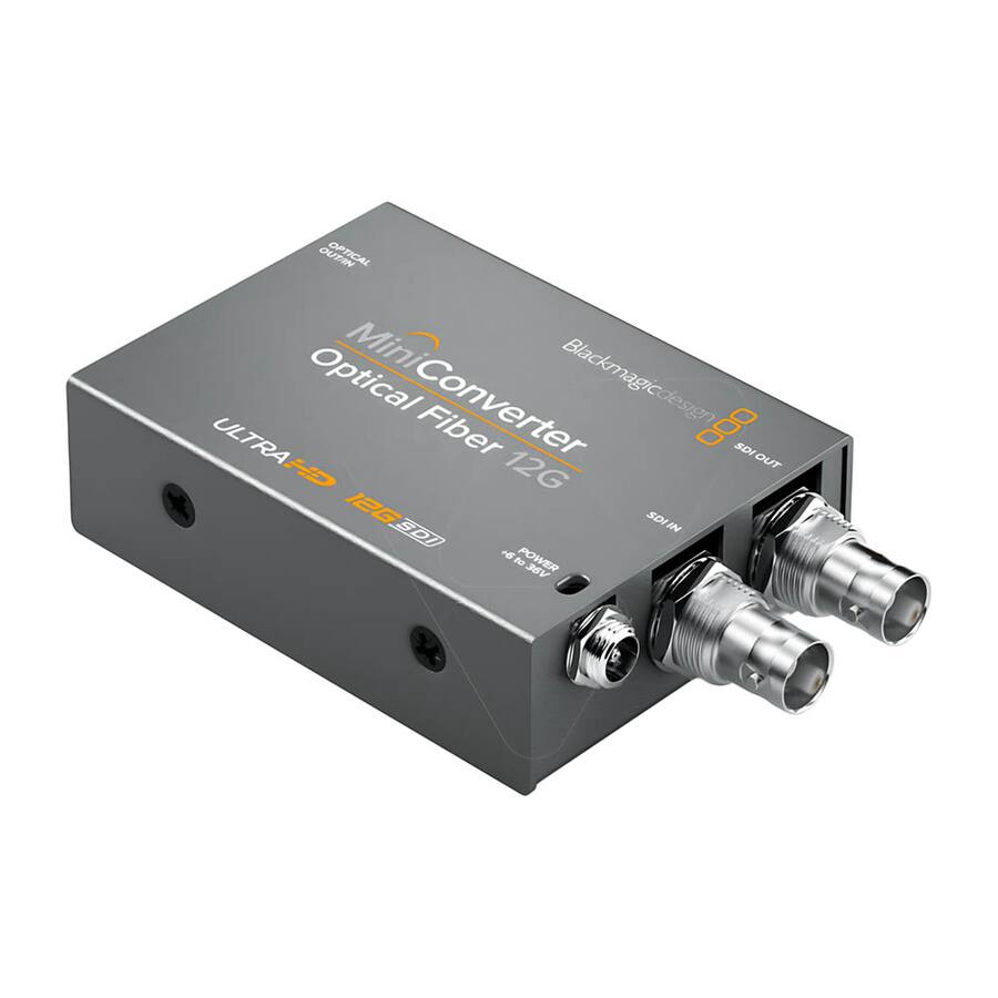 Ffe Converter Blackmagic Design Mini Converter Optical Fiber 12G With Universal Power ...