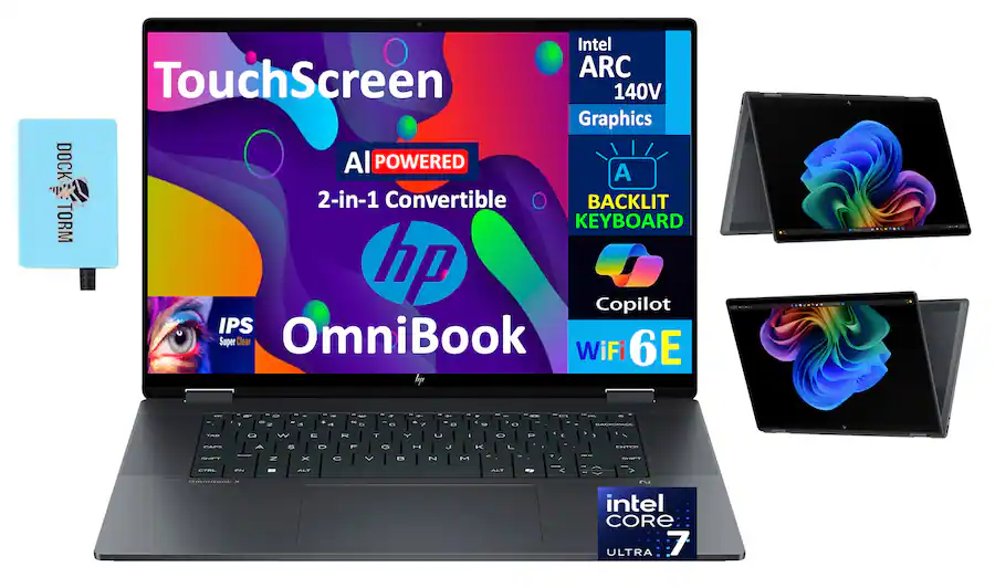 HP OmniBook X Flip 2 in 1 Laptop 16.0 WUXGA (Intel Ultra 7 258V HP OmniBook X Flip 2 in 1 Laptop 16.0 WUXGA (Intel Ultra 7 258V