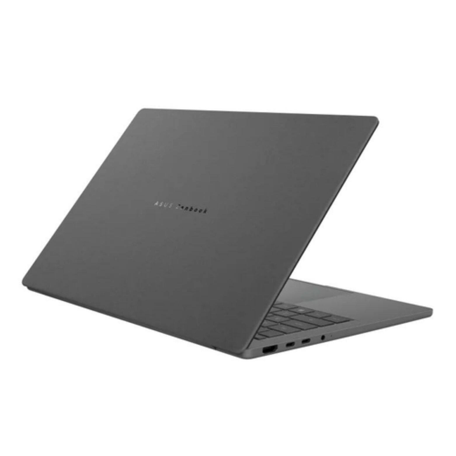Alt View 3. ASUS - Zenbook A14 UX3407Q 14" WUXGA Snapdragon X X1 26 100 up to 2.97GHz 16GB 512GB SSD Windows 11 Home Laptop - Gray.