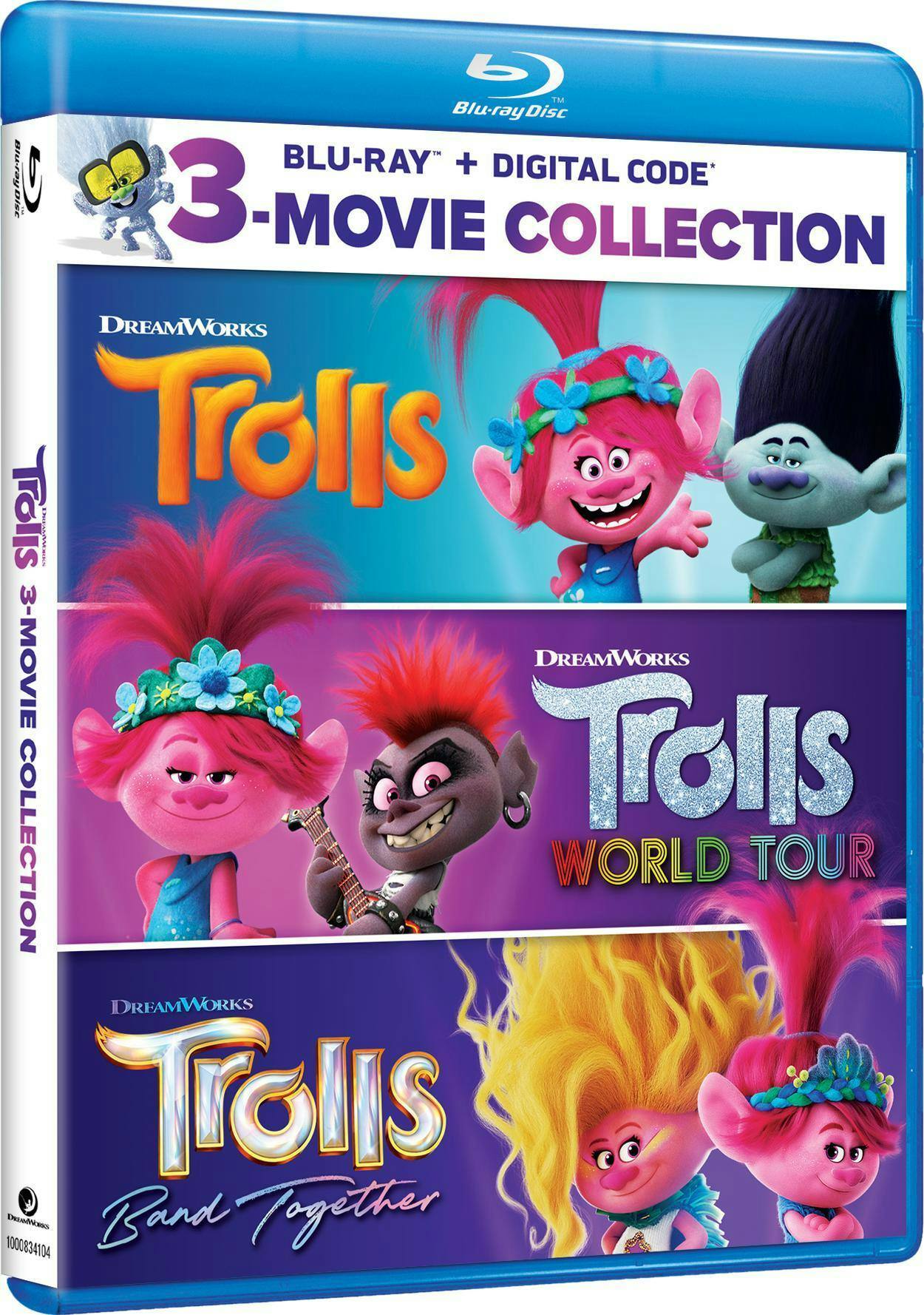 Angle. Trolls: 3-movie Collection [Blu-ray].