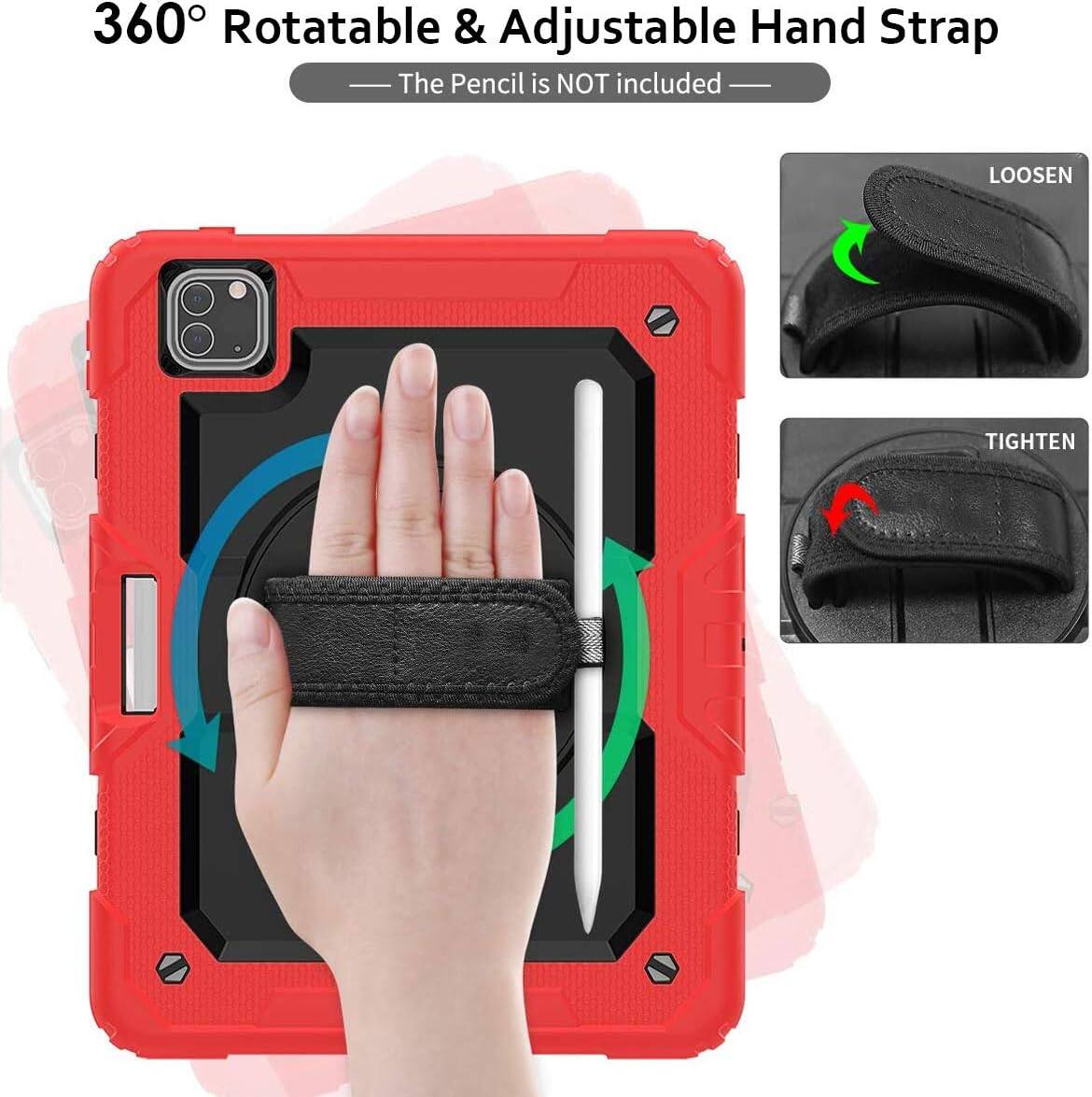 360° Rotatable & Adjustable Hand Strap  
— The Pencil is NOT included —  
LOOSEN  
TIGHTEN