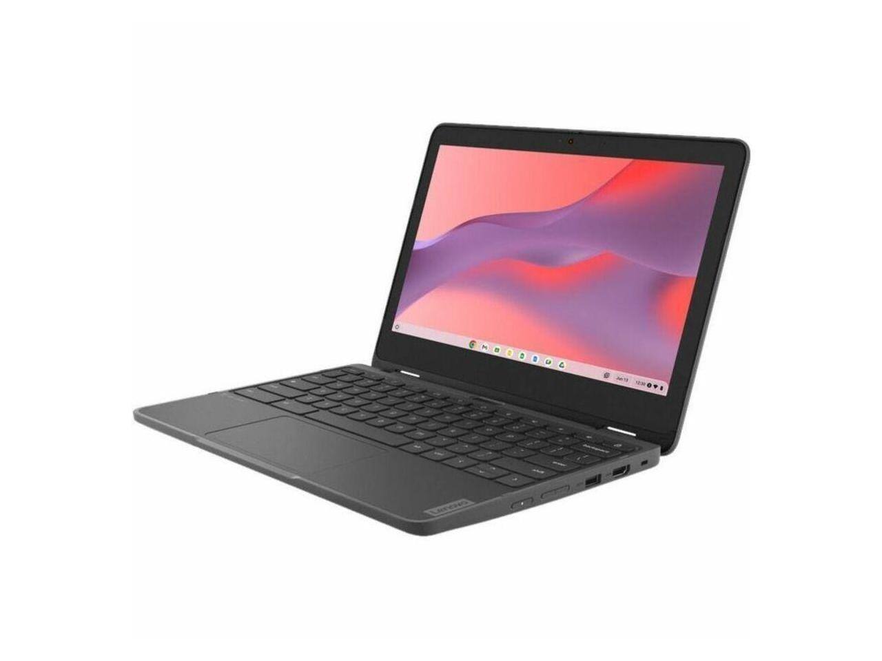 Alt View 5. Lenovo - Lenovo 300e Yoga Chromebook Gen 4 11.6" Touch, 8GB, 64GB SSD, MediaTek - Gray.