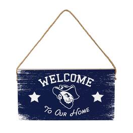 Evergreen Enterprises - South Dakota School of Mines and Technology Hardrockers 6" x 11" Welcome Home Wood Wall Sign with Rope Hanger - Multicolor