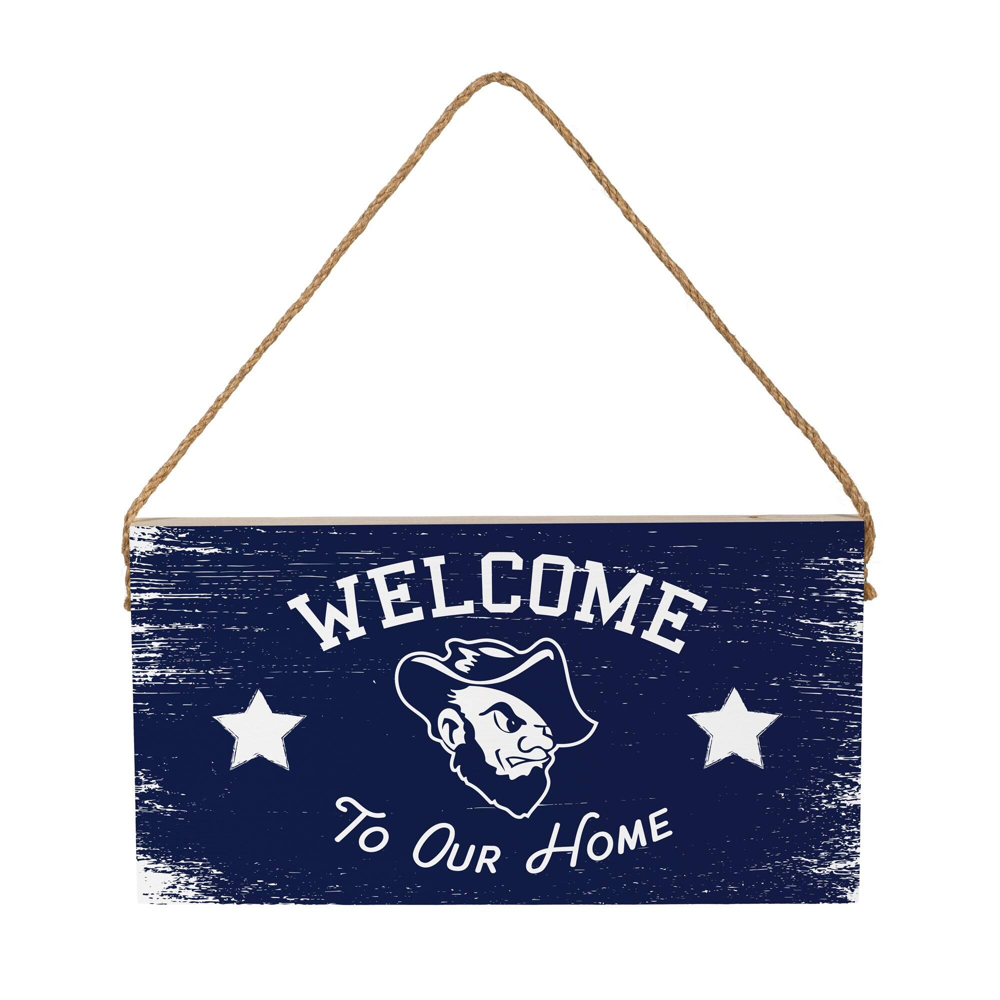 South Dakota School of Mines and Technology Hardrockers 6" x 11" Welcome Home Wood Wall Sign with Rope Hanger
