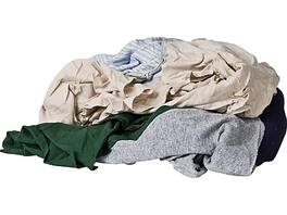 Monarch Brands - Cotton Cleaning Rags, Multicolor, 125 Rags/Pack (R020-C45-A-25) - Assorted