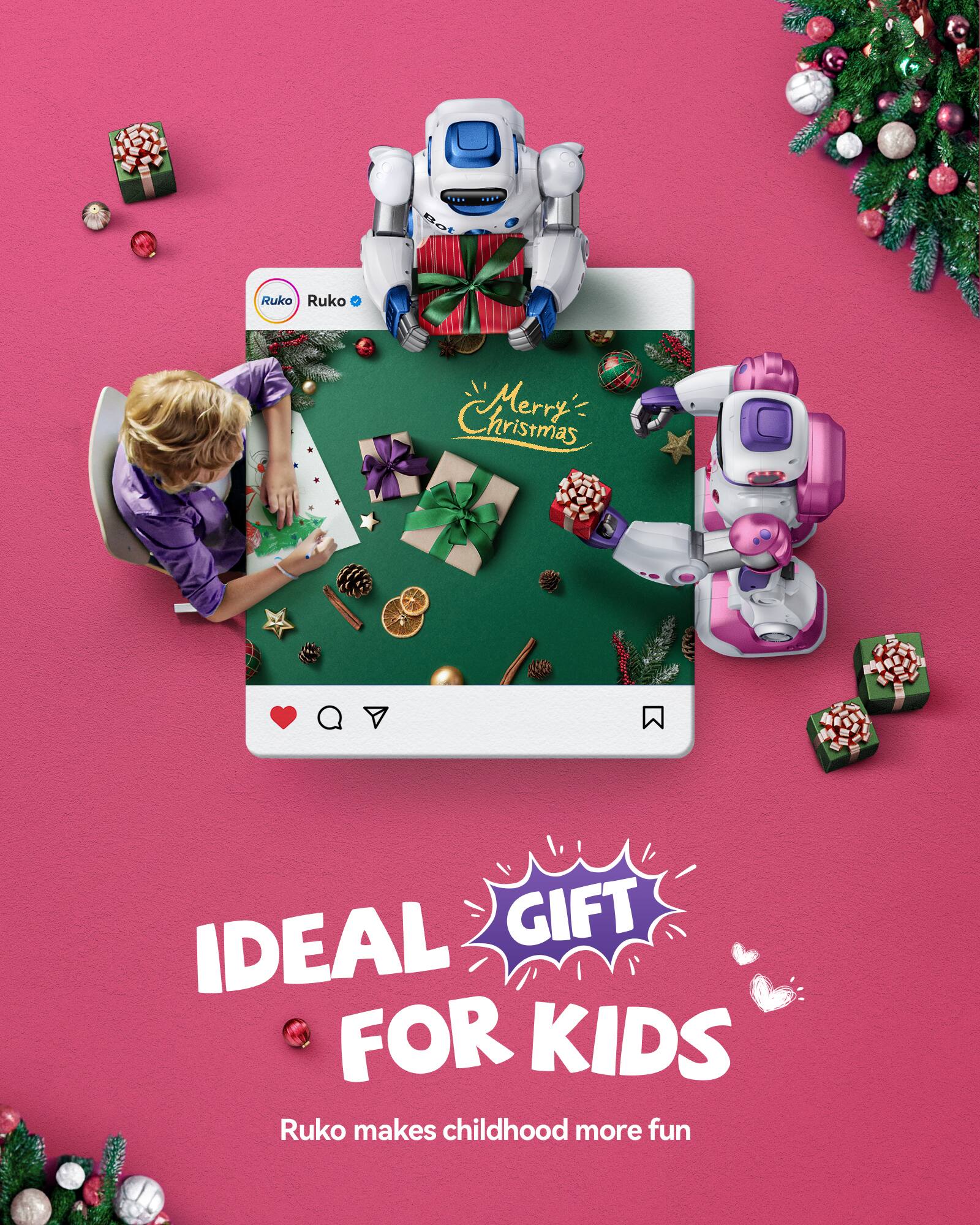 Eeet Ruko Ruko Christmas Merry  
IDEAL GIFT FOR KIDS  
Ruko makes childhood more fun