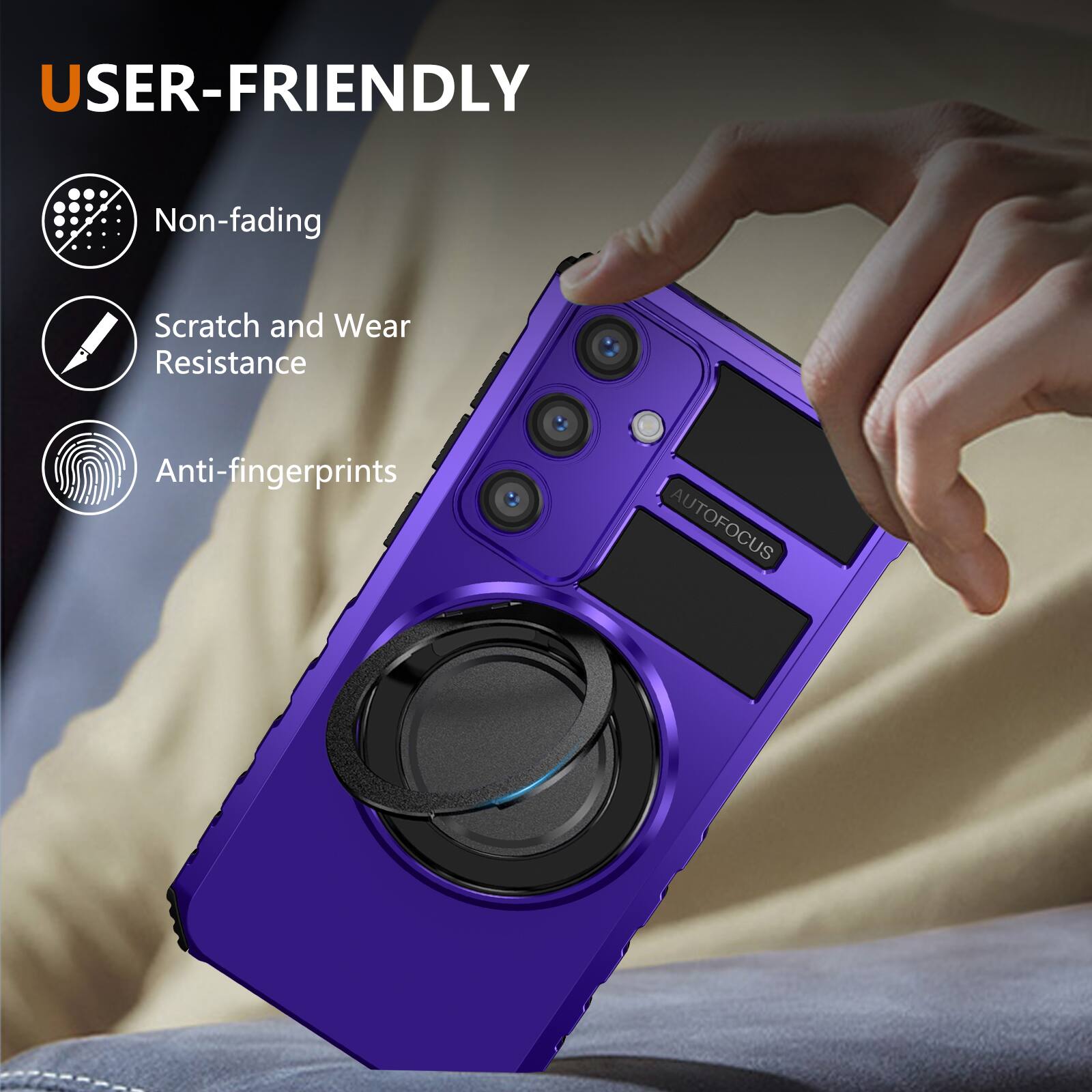 USER-FRIENDLY

- Non-fading
- Scratch and Wear Resistance
- Anti-fingerprints

AUTOFOCUS