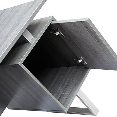 Alt View 7. Techni Mobili - 51.25"WModern Office Desk with Storage(RTA-7002-GRY) - Gray.