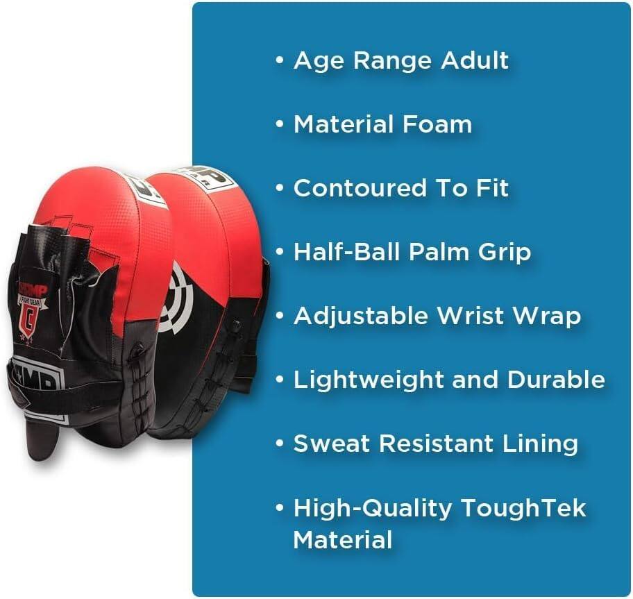 - Age Range: Adult
- Material: Foam
- Contoured To Fit
- Half-Ball Palm Grip
- Adjustable Wrist Wrap
- Lightweight and Durable
- Sweat Resistant Lining
- High-Quality ToughTek Material