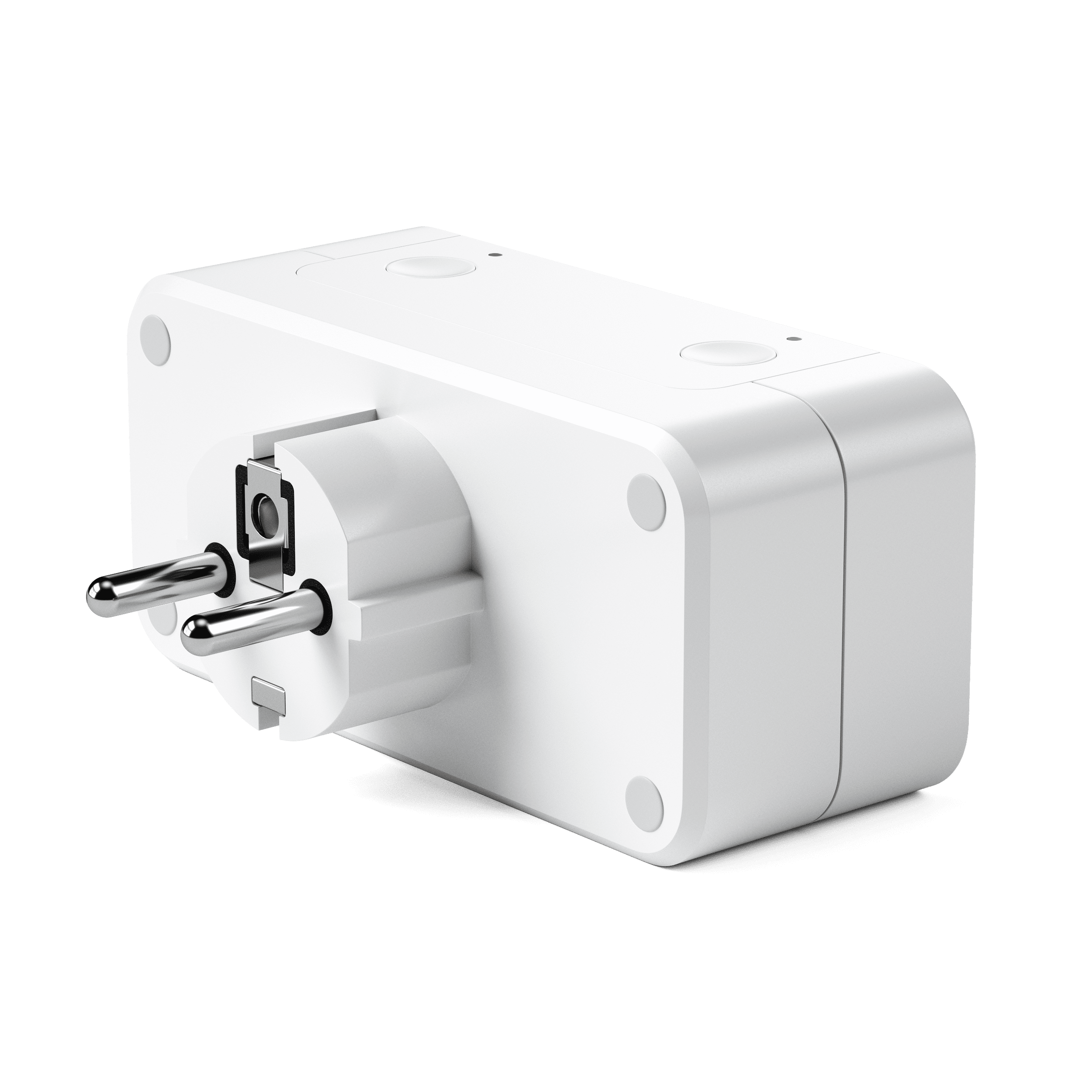 Alt View 6. Satechi - Dual Smart Outlet - Orange.