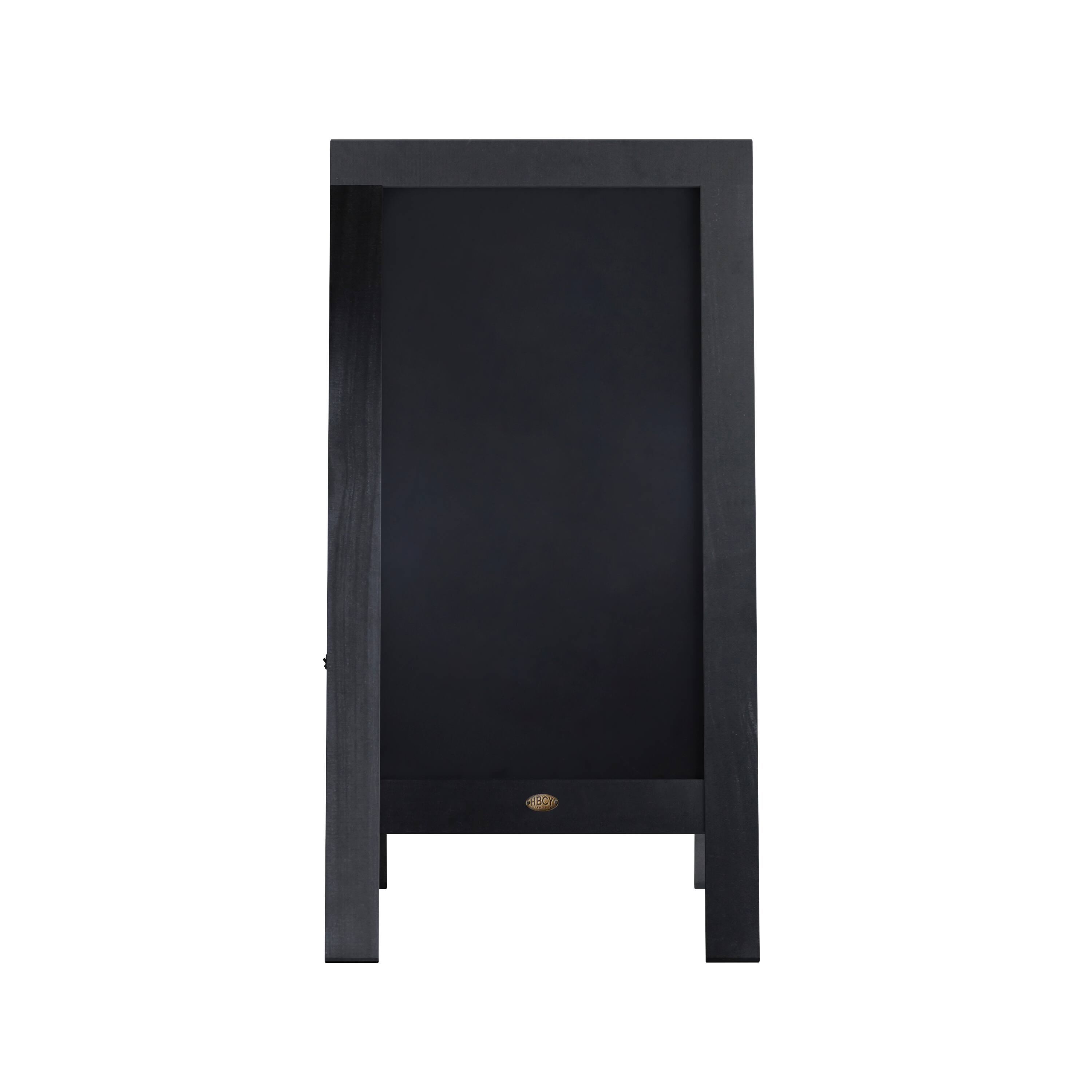 Alt View 9. Emma + Oliver - Double-Sided Chalkboard Set with Chalk Markers, Stencils & Magnets - Black.