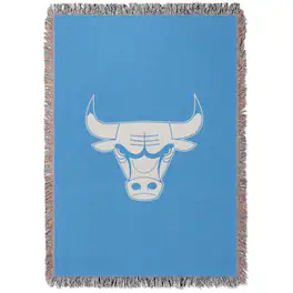 Chad & Jake - Chicago Bulls Woven Blanket - Blue