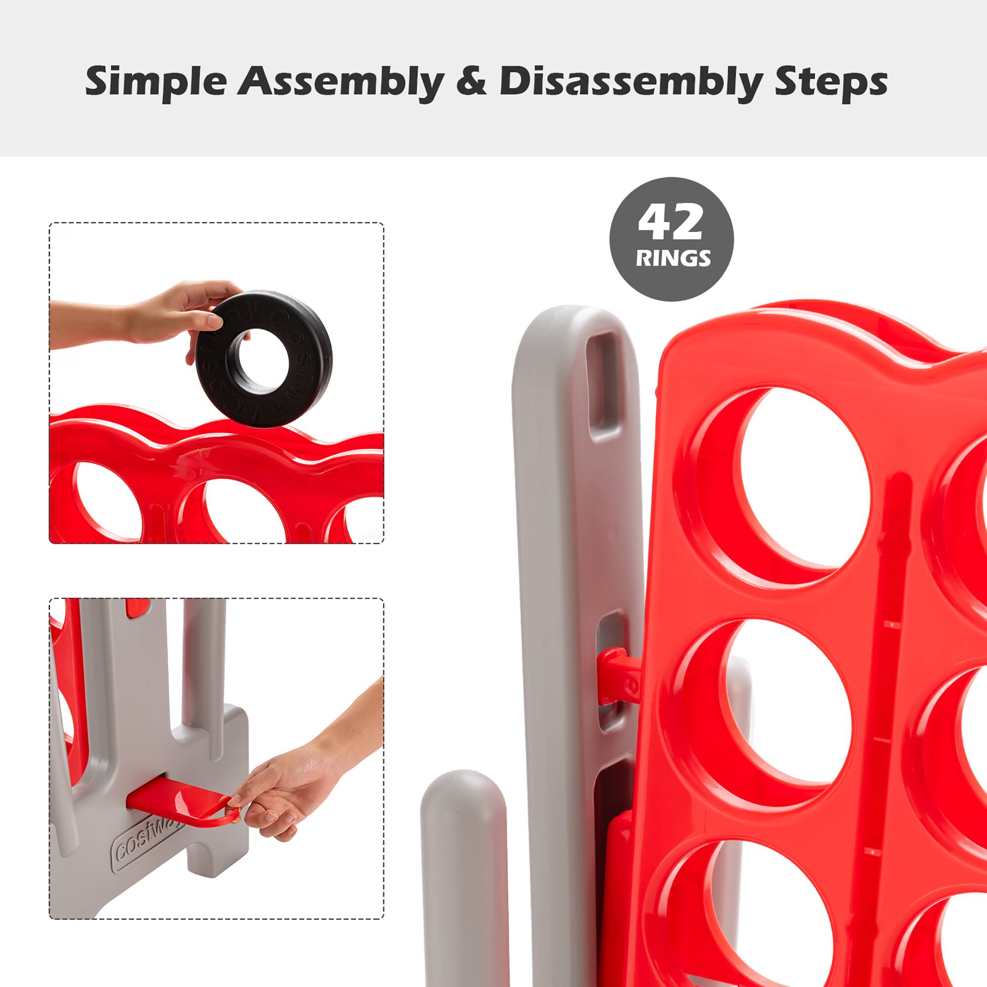 Simple Assembly & Disassembly Steps, 42 RINGS, costi 8