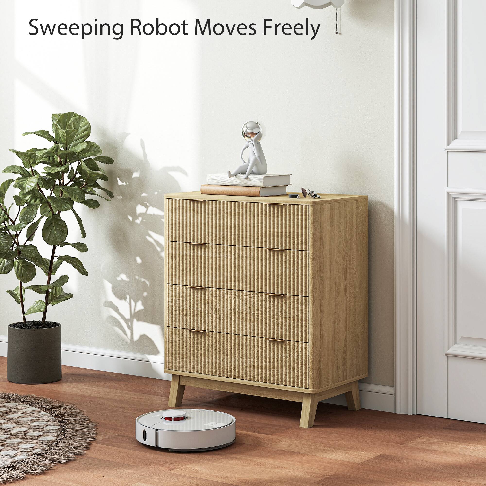 Sweeping Robot Moves Freely