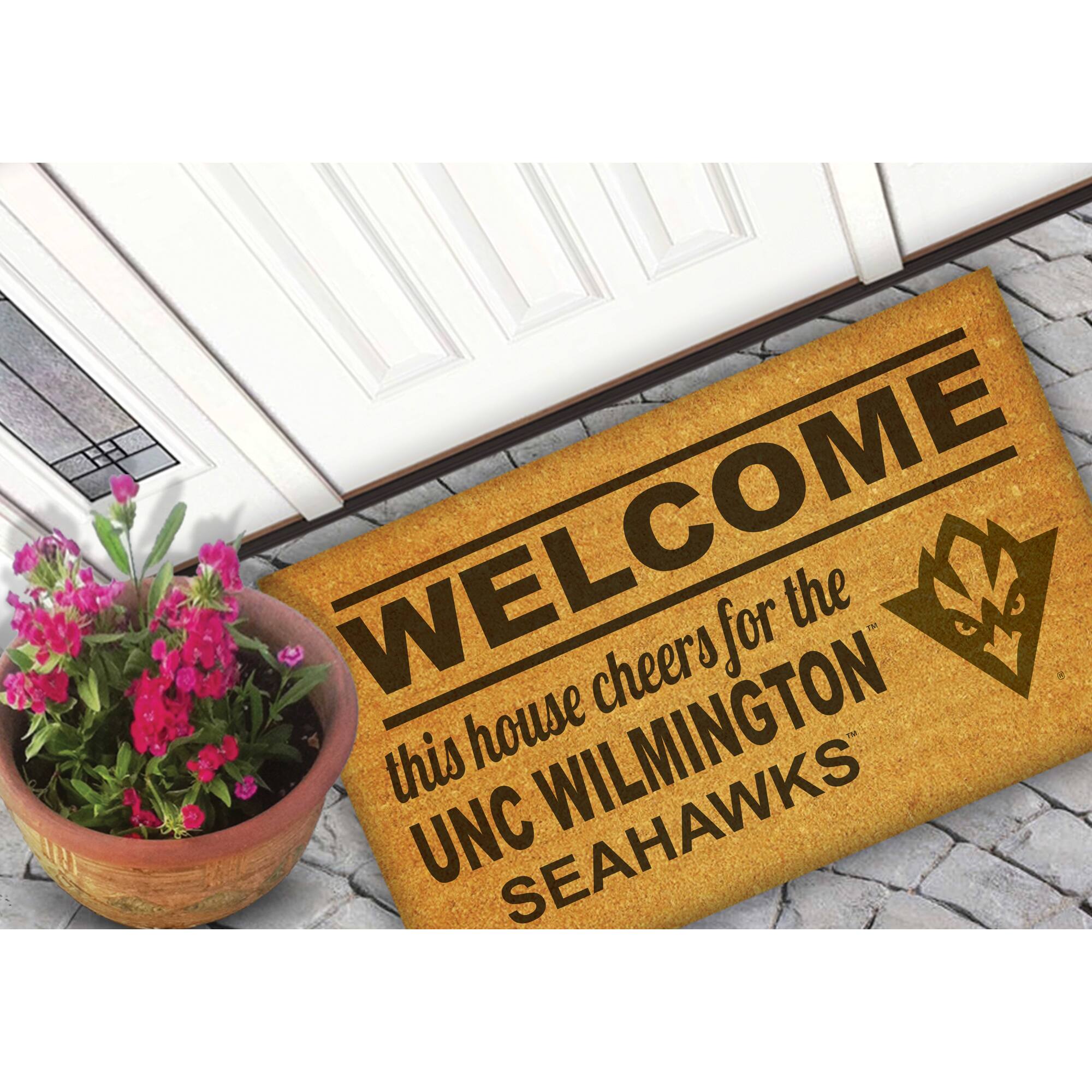 WELCOME  
this house cheers for the  
UNC WILMINGTON  
SEAHAWKS